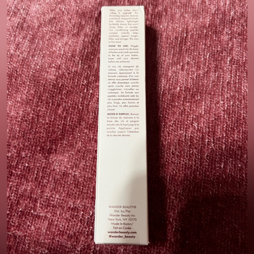 NIB Wander Beauty Upgraded Lashes Treatment Mascara - Jet Black - Picture 10 of 10